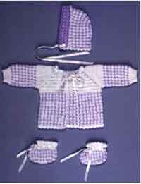 Crocheted Baby Layette