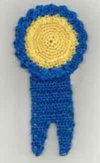 Blue Ribbon Bookmark or Fridgie
