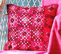 Granny Squares Pillow Case in Muskat