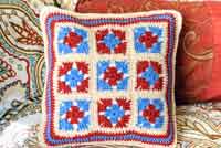 Granny Square Crochet Pillows