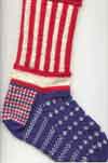 Red, White and Blue Sock