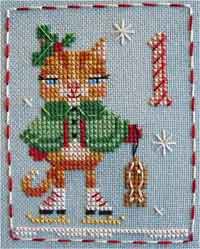 Animal Advent Cross Stitch Pattern