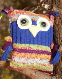 how to knit an owl pillow