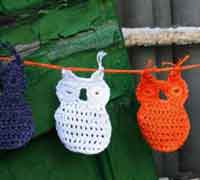 crochet owl bunting pattern