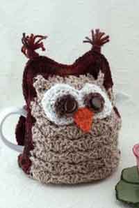 owl tea cosy crochet pattern