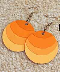 Paint Chip Ombre Earrings Tutorial