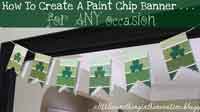 How To Create a Paint Chip Banner