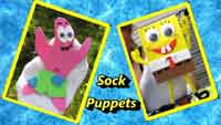 How To Make Spongebob and Patrick Sock Puppets