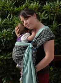 Ring Sling Baby Carrier Tutorial
