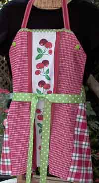 Apron Made from Two Dish Towels
