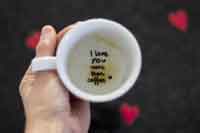 surprise your Valentine with a hidden love message in a cup