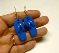 Flip-flop earrings- teen crafting