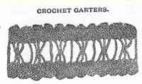 1895 Crochet Garters