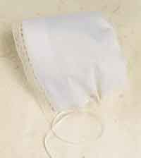 Wedding Handkerchief and Bonnet