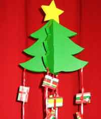 Handmade Christmas Tree Advent Calendar