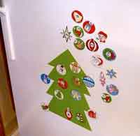Printable Magnetic Christmas Tree Advent Calendar