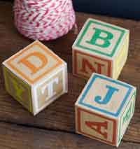 Printable DIY Alphabet Block Boxes