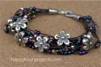 Floral Layered Bracelet