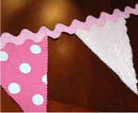 No Sew Fabric Bunting