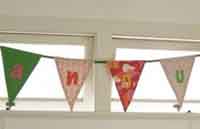 bunting flags tutorial