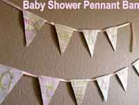 Baby Shower Pennant Banner