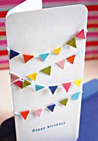 Mini Bunting Birthday Card Tutorial