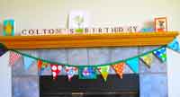 Reusable Birthday Photo Bunting Tutorial