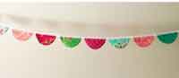 Scalloped Fabric Garland Tutorial