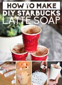 DIY Starbucks Soap