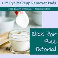 DIY Eye Makeup Remover Pads