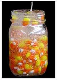 Candy Corn Candles