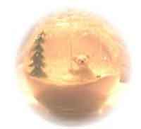 Snowglobe Gel Candle