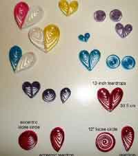  Quilled Hearts by Amy Tree