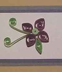  Flower w/4 petals from Nancys Wonderful World of Quilling
