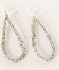 Teardrop Wire Earrings
