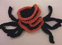 Halloween Spider Scrunchie