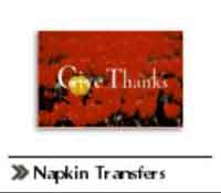  Thanksgiving Napkin Iron on