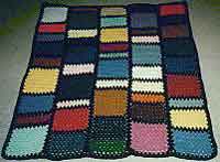 Stained Glass Window Afghan