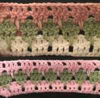  Larksfoot Crochet Pattern Stitch - Baby Afghan 