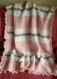Snapdragon Stitch Baby Blanket
