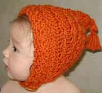 Crocheted Pixie Hat