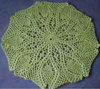 9 Point Pineapple Doily