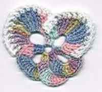 Crocheted Pansy