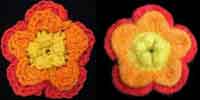 Felted Crochet Flower