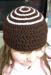 Girls Chocolate Truffle Hat