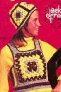 Hippy Dippy Granny Hat - Groovy Crochet - 