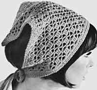 Crocheted Ponytail Hat