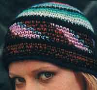 Multi Colored Crochet Hat