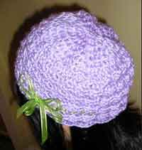 Be-ribboned       Lavender Hat