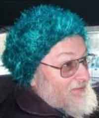 Blue Fuzzy Hat
